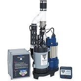 Glentronics, Inc. PS-C33 PHCC 3000 Gallons Per Hour Pro Series 1/3 HP Combination Sump Pump System