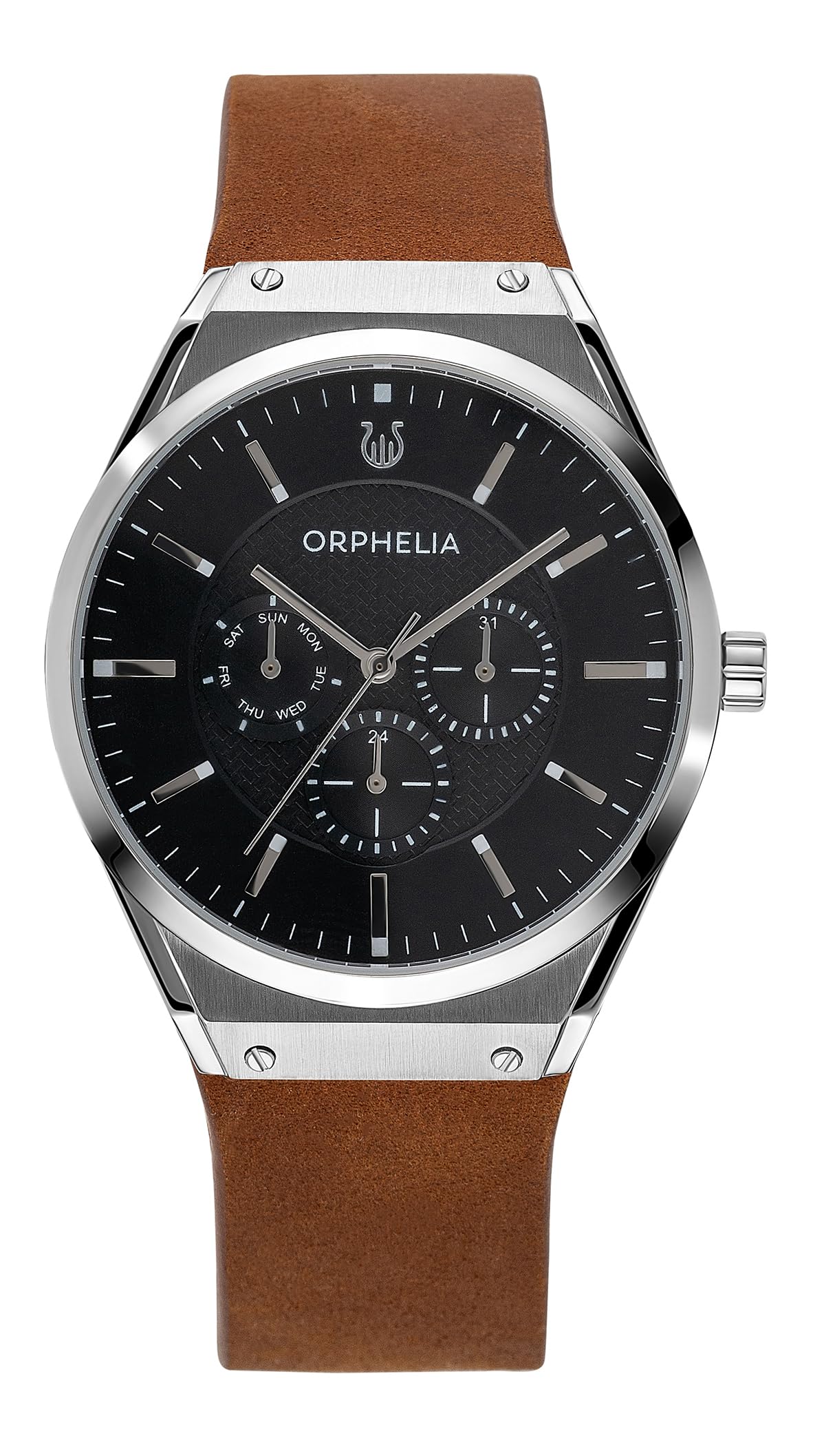 Orphelia Men's Multi Dial Quartz Watch with Leather Strap OR71906