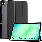 CoBak PU Leather Smart Cover for Samsung Galaxy Tab A11+ Plus A9+ Plus Black