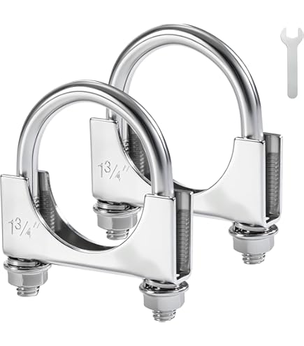 T-1534-1542 TANSTIC Bolt Exhaust Clamps Steel Muffler - View #5