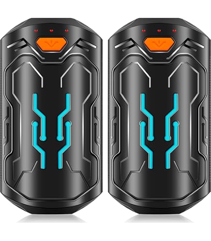 2 Chaufferettes Mains Rechargeables - 3 Températures, Autonomie 3-7h, Design Magnétique, USB - 2