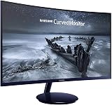 Samsung 27" Full HD Curved LED Monitor VA HDMI DisplayPort VGA view 1