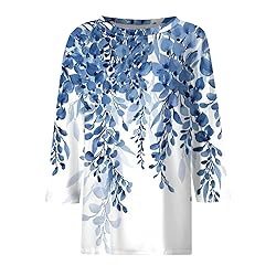 LPIGOH 3/4 Sleeve Tops for Women Dressy Casual