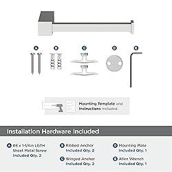 Amerock BH3608126 | Chrome Single Post Toilet Paper