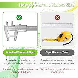 Pzsmocn 300 Pieces/100 Sets M3*10 mm Plastic White