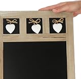 com-four Memo Board Chalk Board 40x30cm Decorative Grey Kitchen Accessory view 5