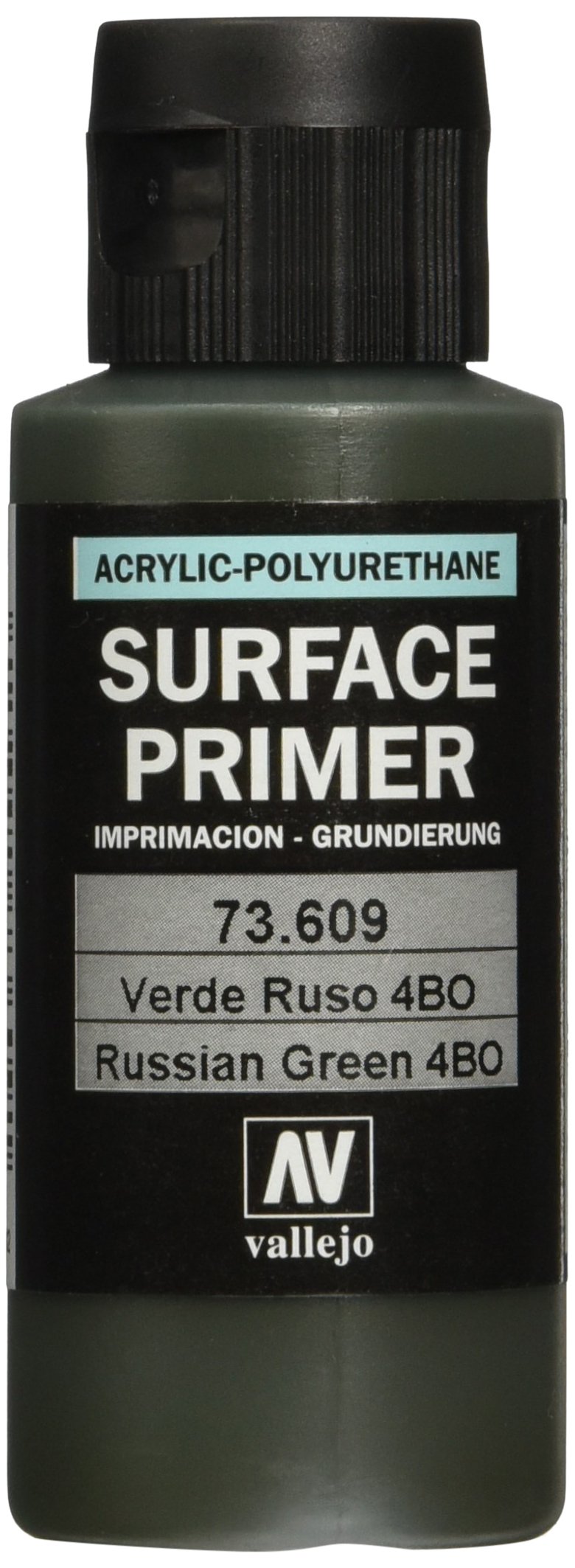 Vallejo Model Color 60 ml Polyurethane Primer - Russian Green — image 1