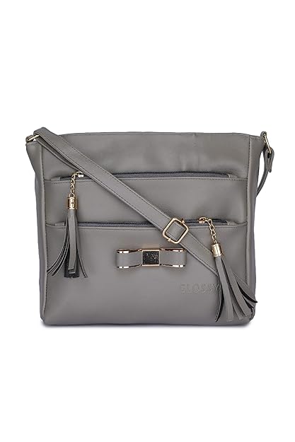Download Buy GLOSSY Girls' Sling Bag (uf777090_Khaki) at Amazon.in