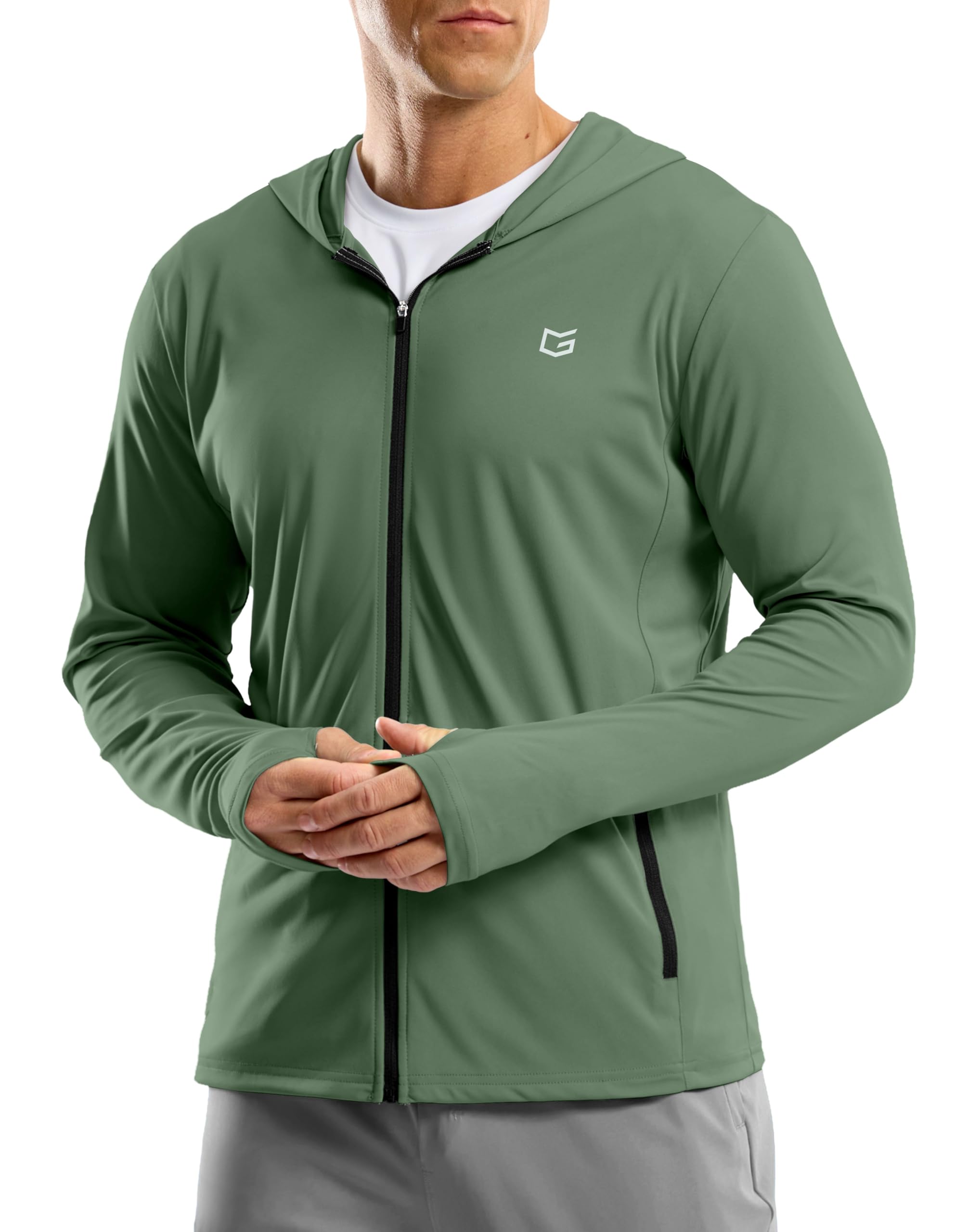 G Gradual Men's UPF 50+ Sun Protection Hoodie