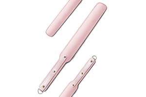 Ueemph 18 inch Riding Crop,Leather Paddle,Super Durable Rug Paddles,Equestrian Crops