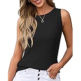 Arach&Cloz Women's Wool Blend Sweaters Non See Through All-Season Business Casual Tank 2026