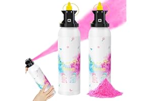 SRG Gender Reveal Fire Extinguisher Color Blaster | 2 Packs Baby Girl Pink Gender Reveal Extinguisher Smoke | Powder for Gend