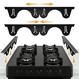 Linda’s Essentials Stainless Steel Stove Gap Covers (2 Pack) Adjustable Length 13.8" to 27.5" Stove Gap Covers Stainless Steel, Steel Adjustable Stove Gap Covers, Counter, Oven & Stove Gap Filler