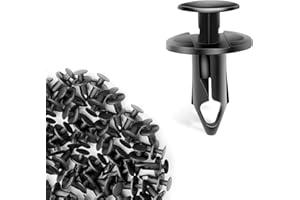 Frokom 100pcs 8mm Hole Size Nylon Car Bumper Retainer Clips Push Type UTV ATV Fender Push Clips for Toyota 52161-02020 52161-16010,GM 21030249 Ford N807389S