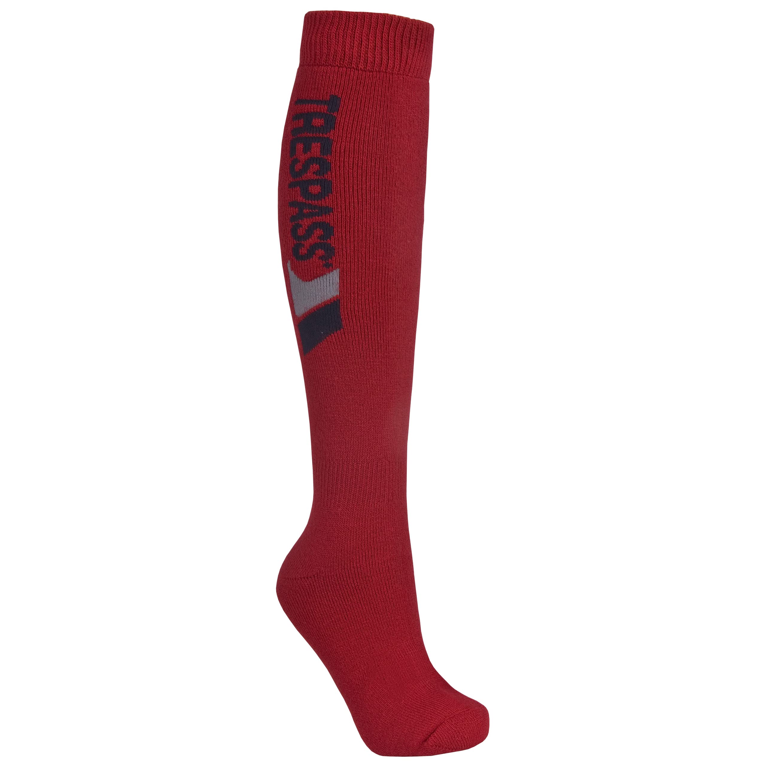 Trespass Luxury Tech Men Women Merino Wool Blend Warm Long Ski Socks
