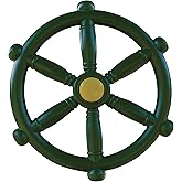 Gorilla Playsets 07-0006 Pirate's Wheel Swing Set Accessory with 12 Inch Diameter, Green