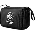 VRIEXSD Premium First Aid Kit, 320 Piece Waterproof Hard Shell Eva First Aid Kit for Home, Camping, Cars, Hiking, Travel, Businesses & Outdoor Emergencies - Emergency Medical Kits (Black)