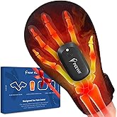 PEEWF Wireless Red & Near-Infrared Light Therapy Glove for Hands – Arthritis, Sore Muscles Relief | 30 Red & Near-Infrared LEDs + Built-in Gentle Heating Wires | Breathable | Auto 20-Min Shut-Off