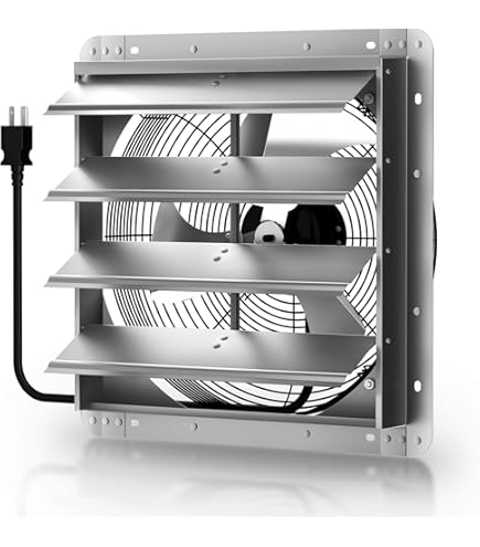 J&D Manufacturing VES30 ES Aluminum Shutter Fan, 30