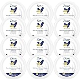 Dove Body Love Rich Nourishment Cream, Face, Hand & Body Lotion for Extremely Dry Skin, Fast-Absorbing 72-Hour Moisturizing Cream with Ceramide Serum, Travel Size, 2.53 Oz (Pack of 12)