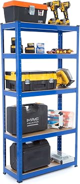Racking Solutions 5 Levels Heavy Duty Steel Shelving 150KG UDL 1500x750x300 view 3