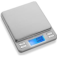 Smart Weigh Digital Pro Pocket Scale 2000g x 0.1gram,Jewelry Scale, Coffee Scale, Food Scale with Tare, Hold and Counting Fun