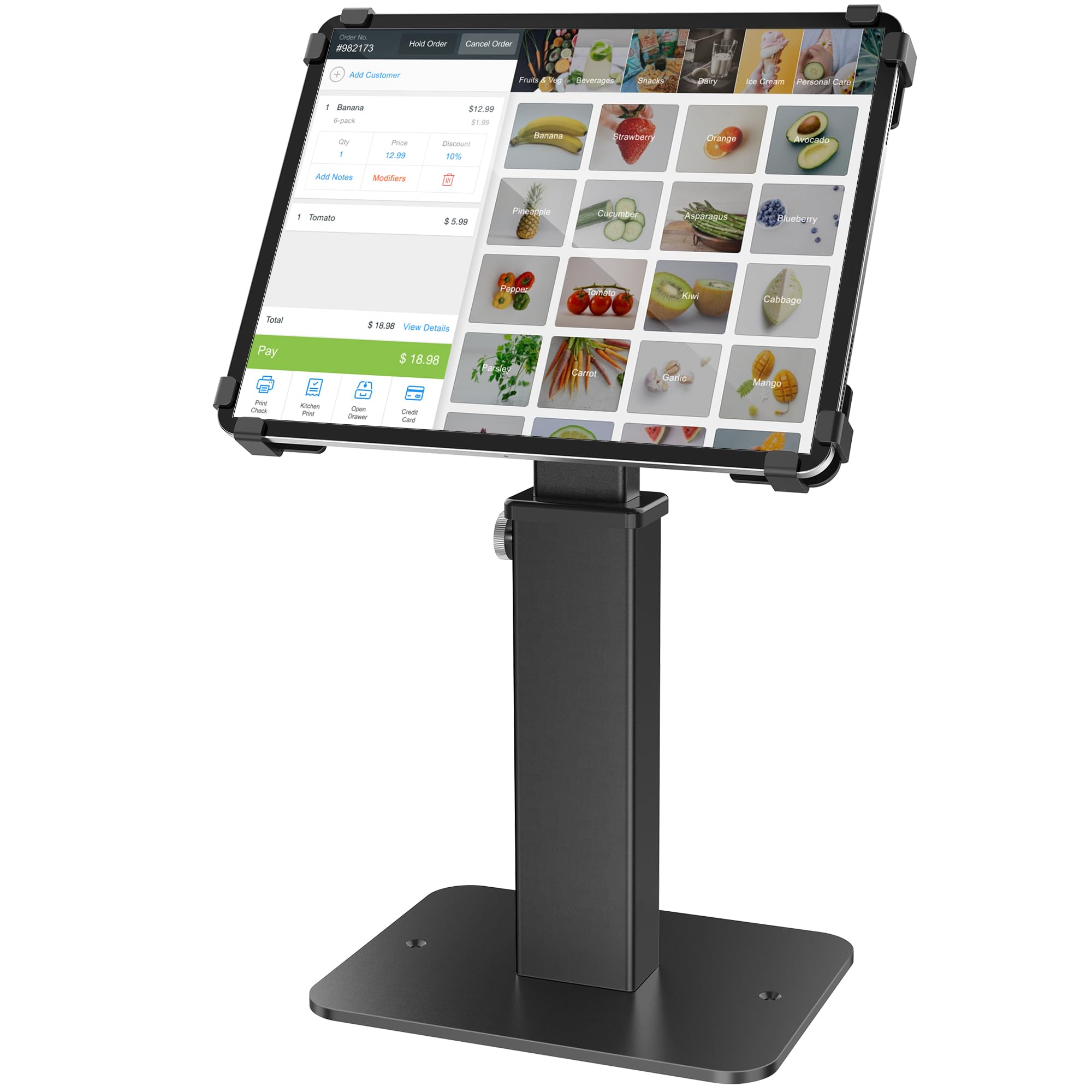 AboveTEK Anti-Theft iPad Kiosk Stand, 360 Rotation