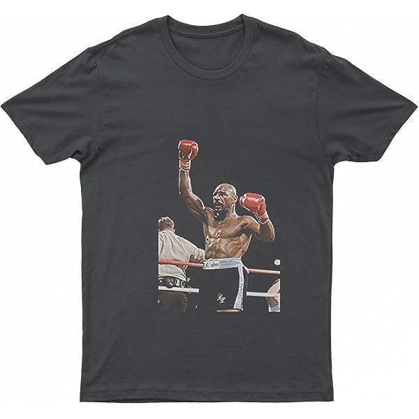Marvin Hagler Vs Sugar Ray Leonard Retro 80's Boxing Fight T Shirt
