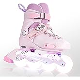 SWAY Adjustable Inline Skates for Kids, Teens and Adults, All Wheels Light Up High Performance Roller Skates for Boys and Girls Ideal for Roller Skate