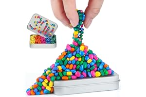 GIMOBOTE Original 300+ Ferrite Putty Multicolor, Fidget Toy Ferrite Rocks for Stress Relief, Sensory Toy for Adults & Teens 14+, Ferrite Stone Fidget Present for Office Holiday Stocking Stuffer