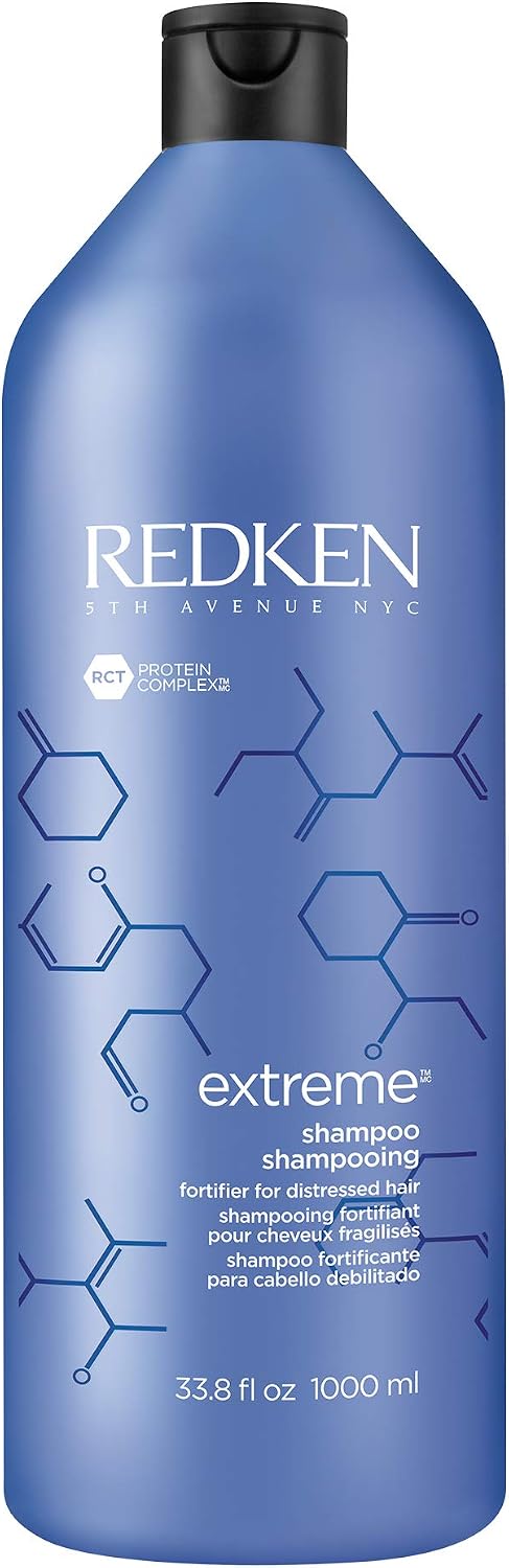 Redken Extreme Shampoo Fortifier For Distressed Hair 1000ml / 33.8 fl.oz, multicoloured, 1 l (Pack of 1)