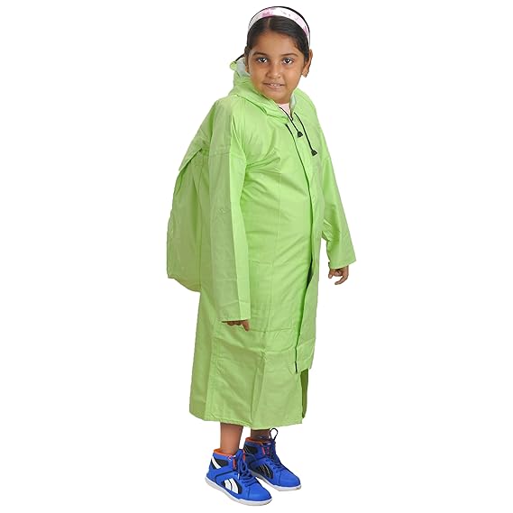 girls rubberised raincoat