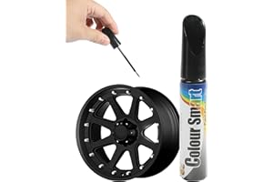 SCUARI Touch Up Paint for Cars,Wheel Paint,Car Accessories Car Paint Scratch Repair,Car Paint Pen,Car Scratch Remover Pen,Wheel Scratch Fix,Touch Up Paint Pen,Fit for Car Rim Scratch Repair (Black)