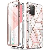 i-Blason Cosmo Series Designed for Samsung Galaxy S20 FE 5G Case (2020 Release), [Built-in Screen Protector] Slim Stylish Protective Case (Marble)