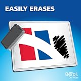 Berol Dry Wipe Whiteboard Markers 8 Count Assorted Colours Chisel Tip view 3