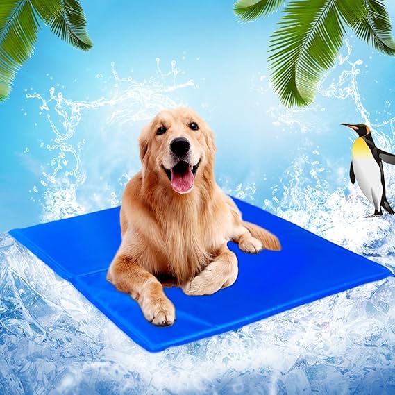 GOTOTOP 5 Größen Haustier Kühlmatte Kühldecke Hundematte kühl für Hund Katze
