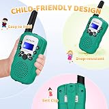 Retevis RT388 Walkie Talkies for Kids 8 Channels VOX LED Flashlight 2 Pack Green view 3