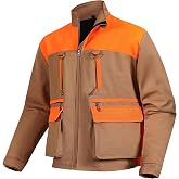 NEW VIEW Upland Hunting Jacket 3.0 for Men, Blaze Orange Hunting Jacket with Game Pouch, Pheasant for Bird, Quail