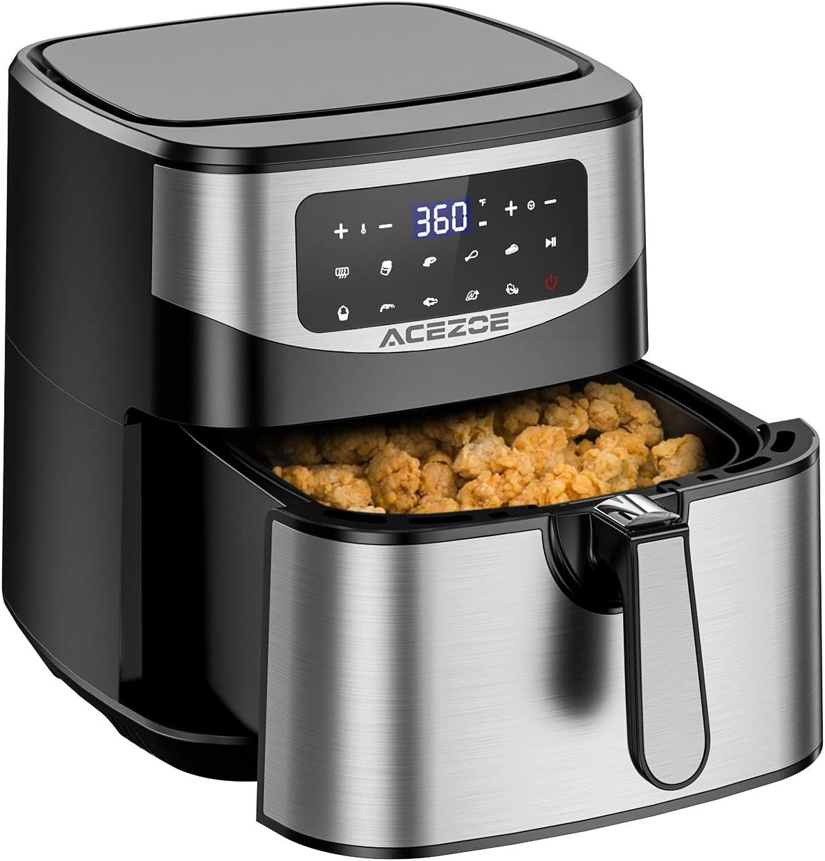 Amazon.de 7L XXL Heißluftfritteuse, Acezoe 1800W Air Fryer aus