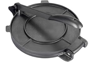 Tortilla Press, 8 Inch Cast Iron Quesadilla Maker Heavy Duty Empanada Maker Press Cast Iron Tortilla Maker for Kitchen, Home 