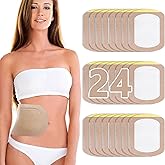Castor Oil Pack Wrap, Castor Oil Patches Disposable, Organic Cotton Self-Adhesive Pads, Portable Anti Leakage No Wash