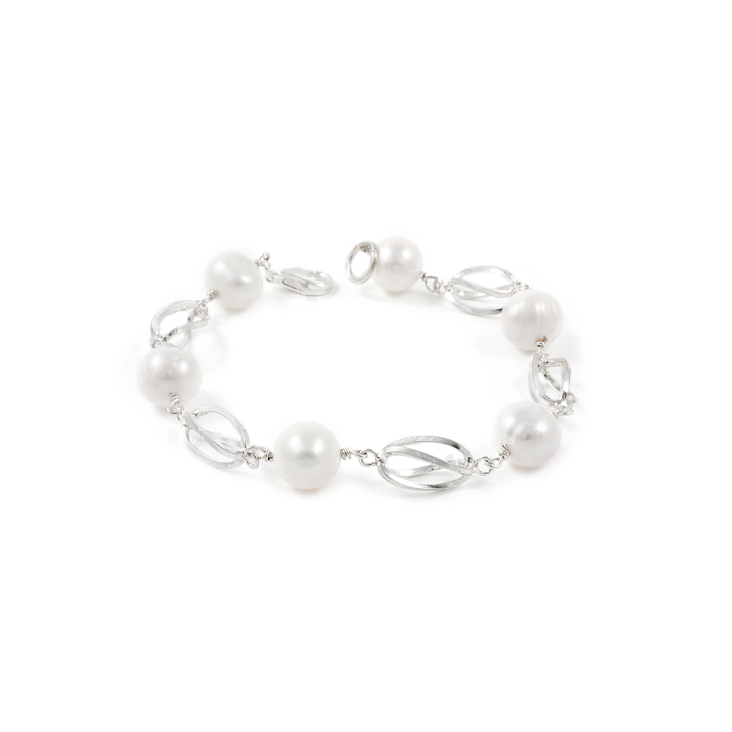 Monde Petit 925 Sterling Silver pearl bracelet