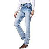 WallFlower Women's Sassy Bootcut High Rise Insta Soft Juniors Jeans