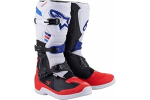 Alpinestars 2013018-2307-10: Tech 3 Boots White/Red/Blue Sz 10