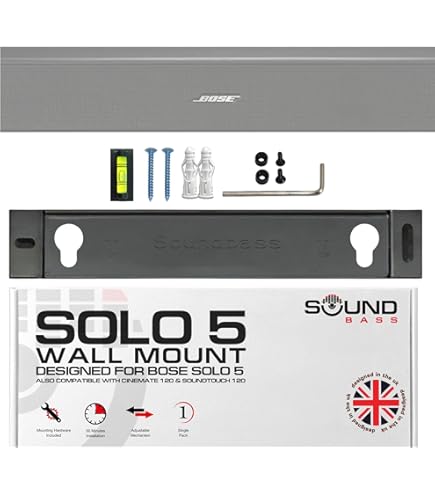 Amazon.com: BOSE Solo 5 TV Soundbar Sound System Sleek Slim Design