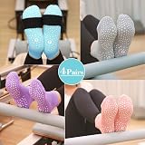 Toes Home 4 Pairs Grip Yoga Socks Women Non Slip Multicolor UK 6-8 view 2
