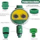 SULIVES Water Timer for Irrigation - Smart Garden Sprinkler Controller view 2