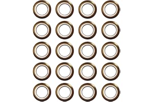 SWTOOL Selling Wonderful 1-9/16-Inch Inner Diameter Plastic Curtain Grommets 50-Pack (Light Brown)