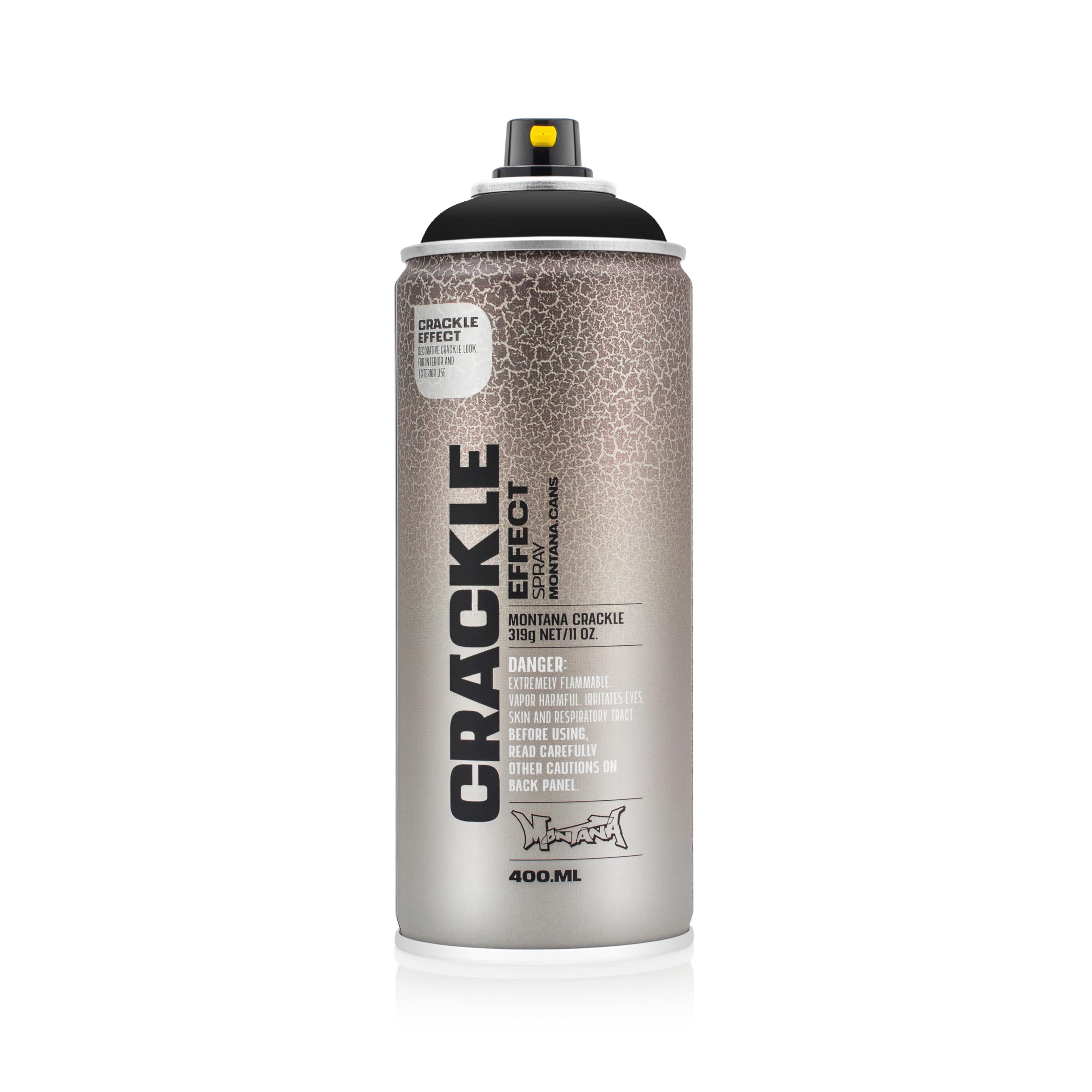 Montana 418495 Crackle EFFECT Traffic Black - 400ml (EC9017)