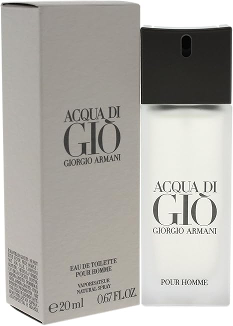 GIORGIO ARMANI ACQUA GIO UOMO Eau De Toilette 20 ML: Amazon ...